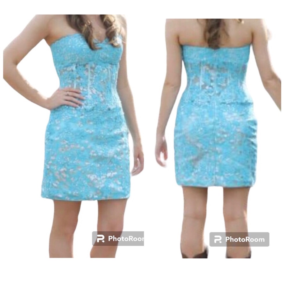 Excellent Runway Renegade Special Occasion Dress Blue